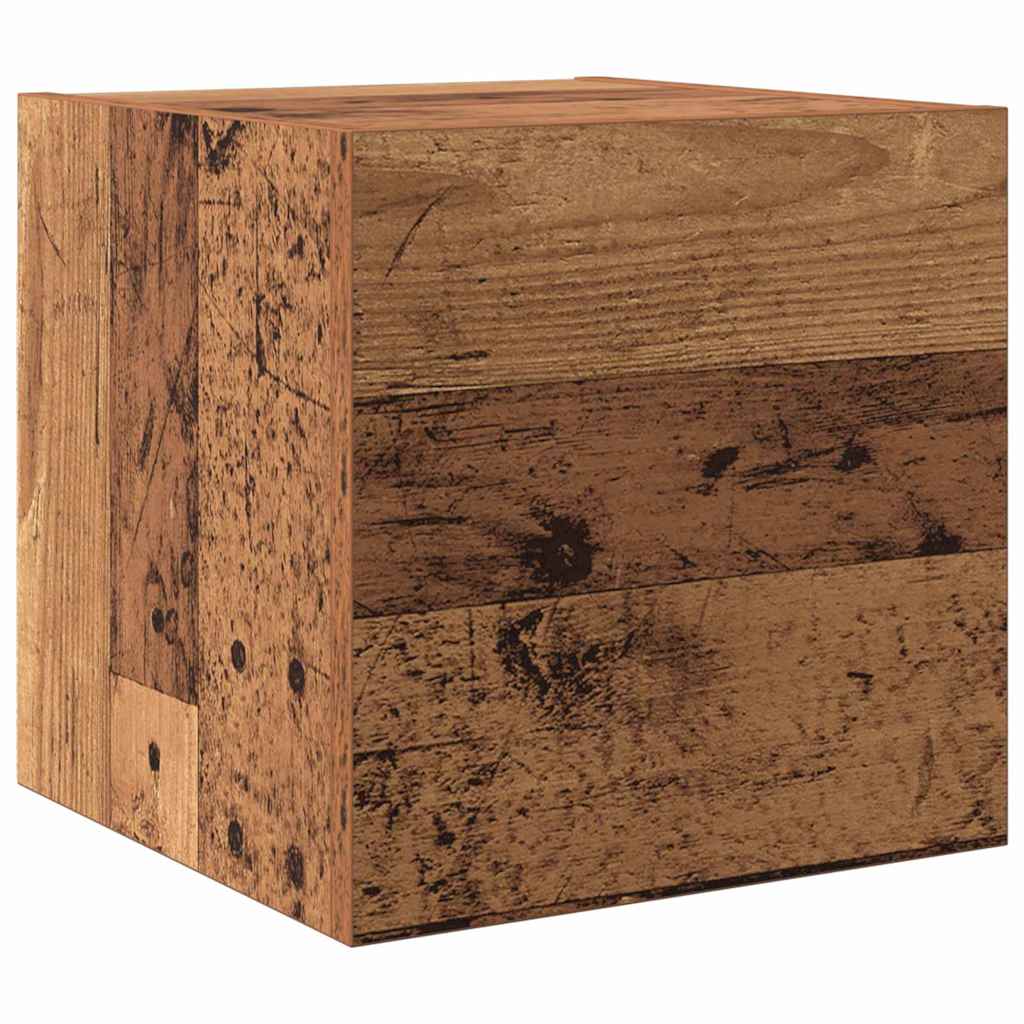TV Units Wall-mounted 4 pcs Old Wood Engineered wood