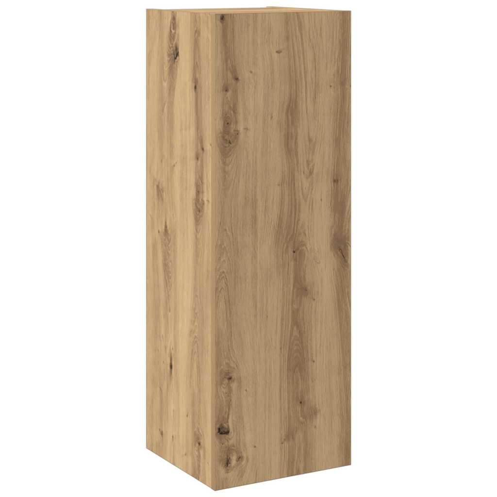 TV Units Wall-mounted 4 pcs Artisan Oak Engineered wood