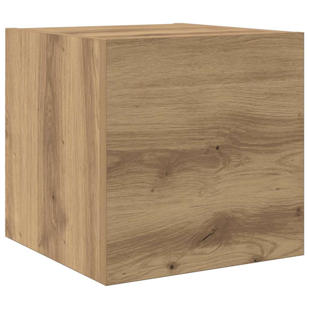 TV Units Wall-mounted 4 pcs Artisan Oak Engineered wood