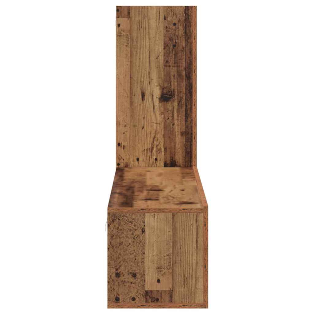TV Cabinet Set Wall-mounted 3 pcs Old Wood Engineered Wood