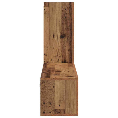 TV Cabinet Set Wall-mounted 3 pcs Old Wood Engineered Wood