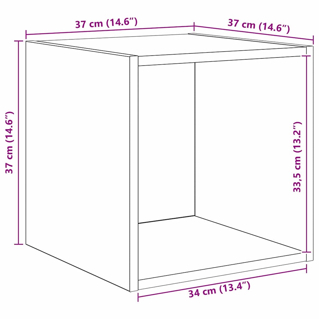 TV Cabinet Set Wall-mounted 3 pcs Old Wood Engineered Wood