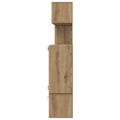 TV Units Wall-mounted 4 pcs Artisan Oak Engineered wood