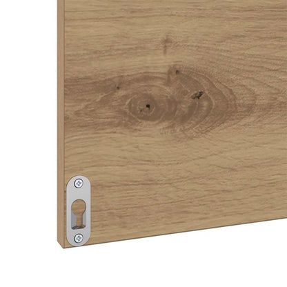 Bathroom Furniture Set 3 pcs Artisan Oak Engineered Wood
