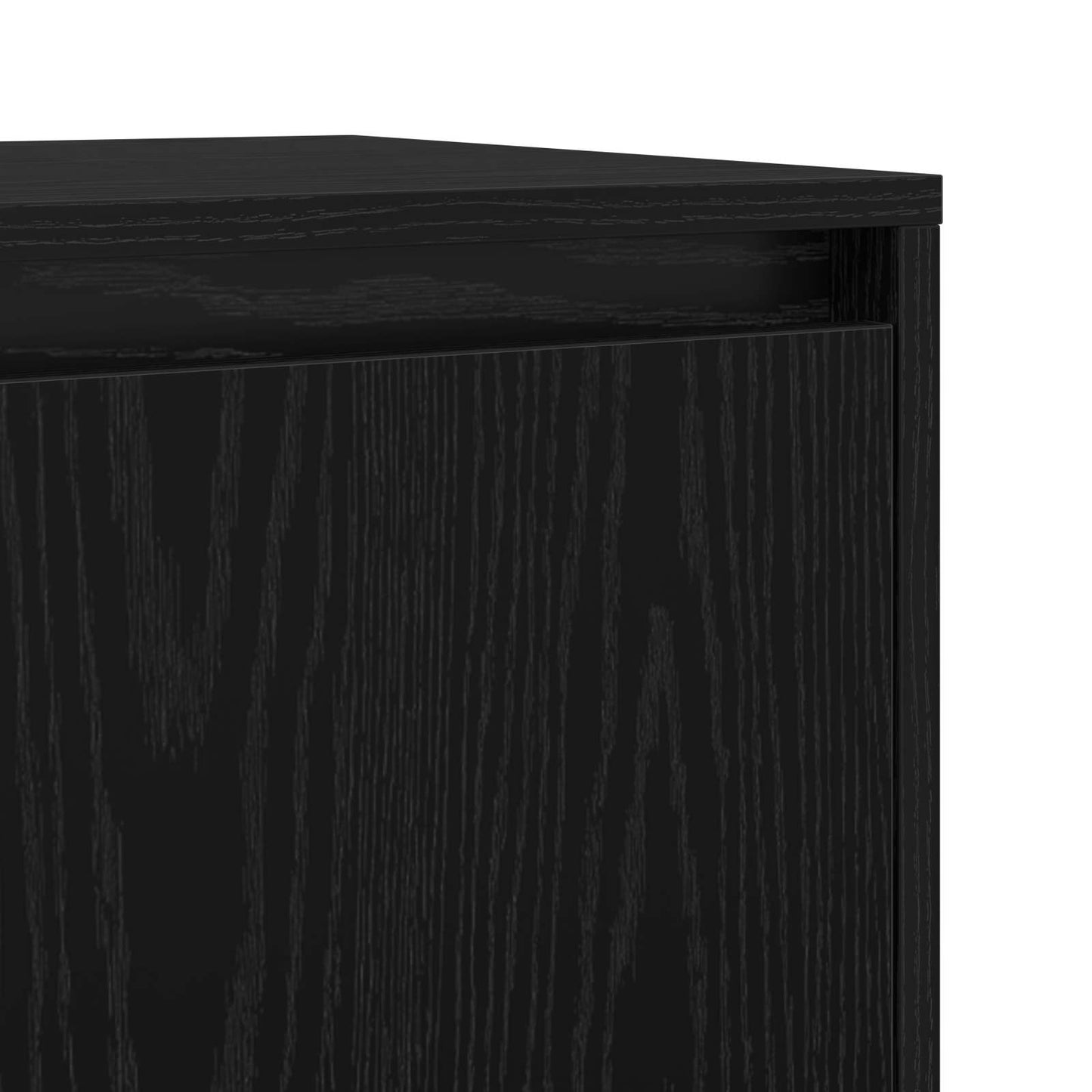 Sideboards 2 pcs Black oak 70 x 41 x 75 cm Engineered wood