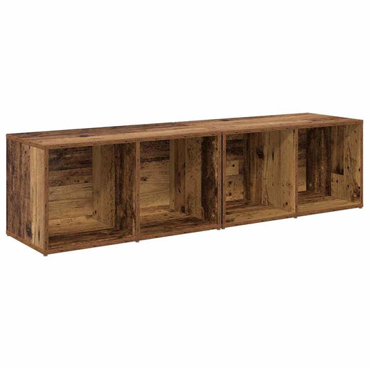 TV Cabinet Set 2 pcs Old Wood 37 x 35 x 72 cm Engineered Wood