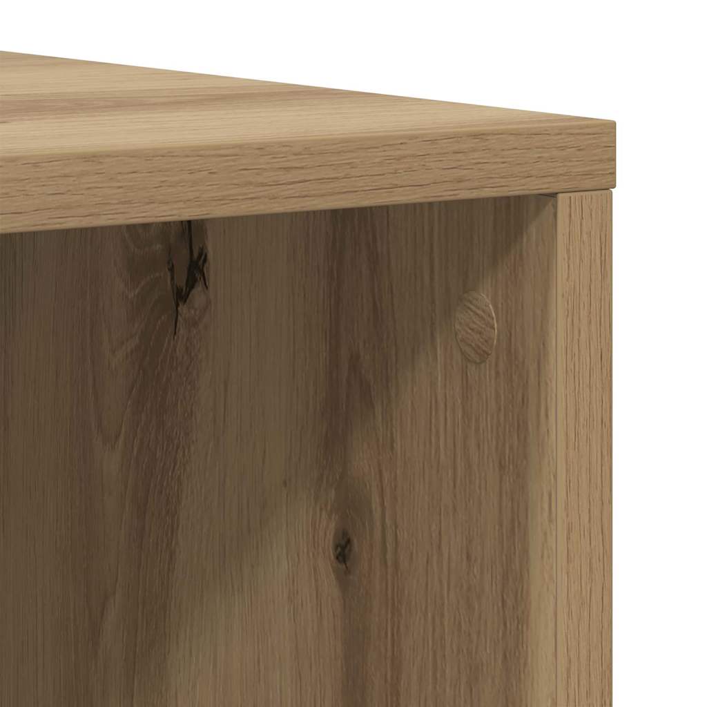 TV Cabinet Set Wall-mounted 2 pcs Artisan Oak 37 x 35 x 72 cm