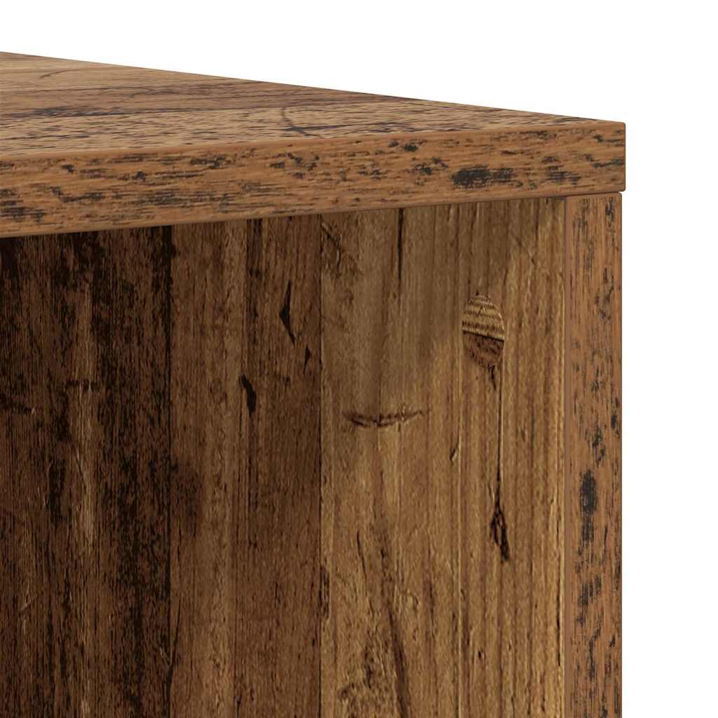 TV Cabinet Set 4 pcs Old Wood 37 x 35 x 107 cm Engineered Wood