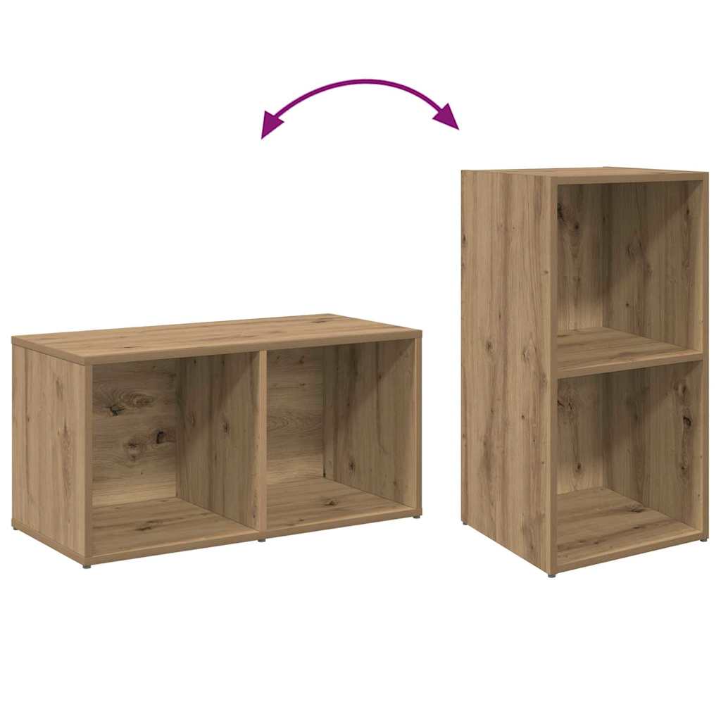 TV Cabinet Set 4 pcs Artisan Oak Engineered Wood
