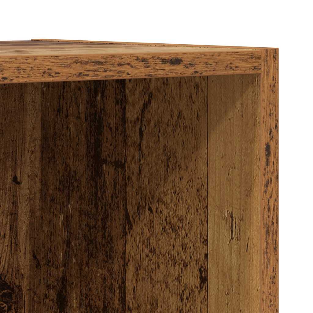 TV Cabinet Set 4 pcs Old Wood 37 x 37 x 107 cm Engineered Wood