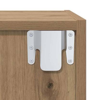 TV Cabinet Set 2 pcs Brown 37 x 37 x 142.5 cm Engineered Wood