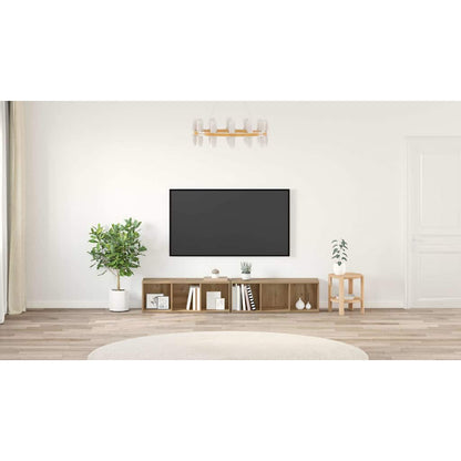 TV Cabinet Set Wall-mounted 2 pcs Artisan Oak 37 x 35 x 107cm