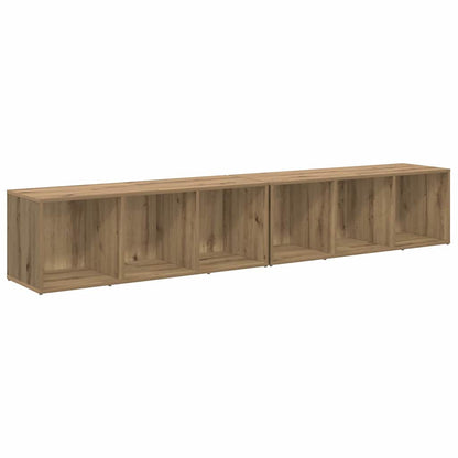 TV Cabinet Set 2 pcs Artisan Oak Engineered Wood