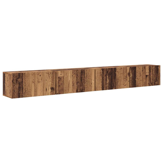 TV Cabinet Set 4 pcs Old Wood 60 x 30 x 30 cm Engineered Wood
