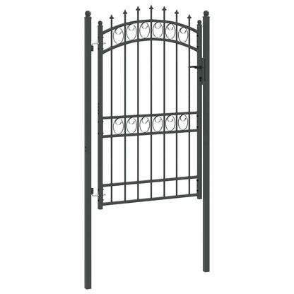 Fence Gate with Spikes EMMEN 200 x 100 cm Powder-coated steel