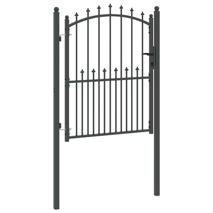 Fence Gate with Spikes EMMEN 150 x 100 cm Powder-coated steel