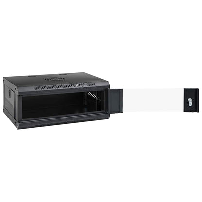 Network Cabinet with Storage Black 53 x 45 x 21 cm Steel
