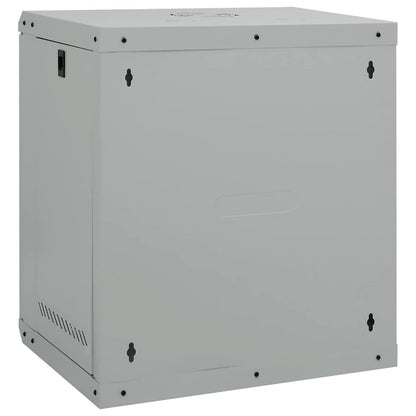 Network Cabinet with Storage Grey 53 x 45 x 60 cm Steel