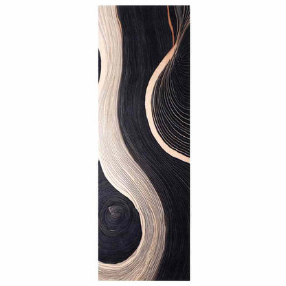 Kitchen Rug Black 180 x 60 cm Velvet