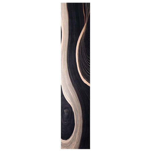 Kitchen Rug Black 300 x 60 cm Velvet