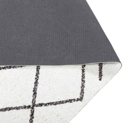 Kitchen Rug White 300 x 60 cm Velvet