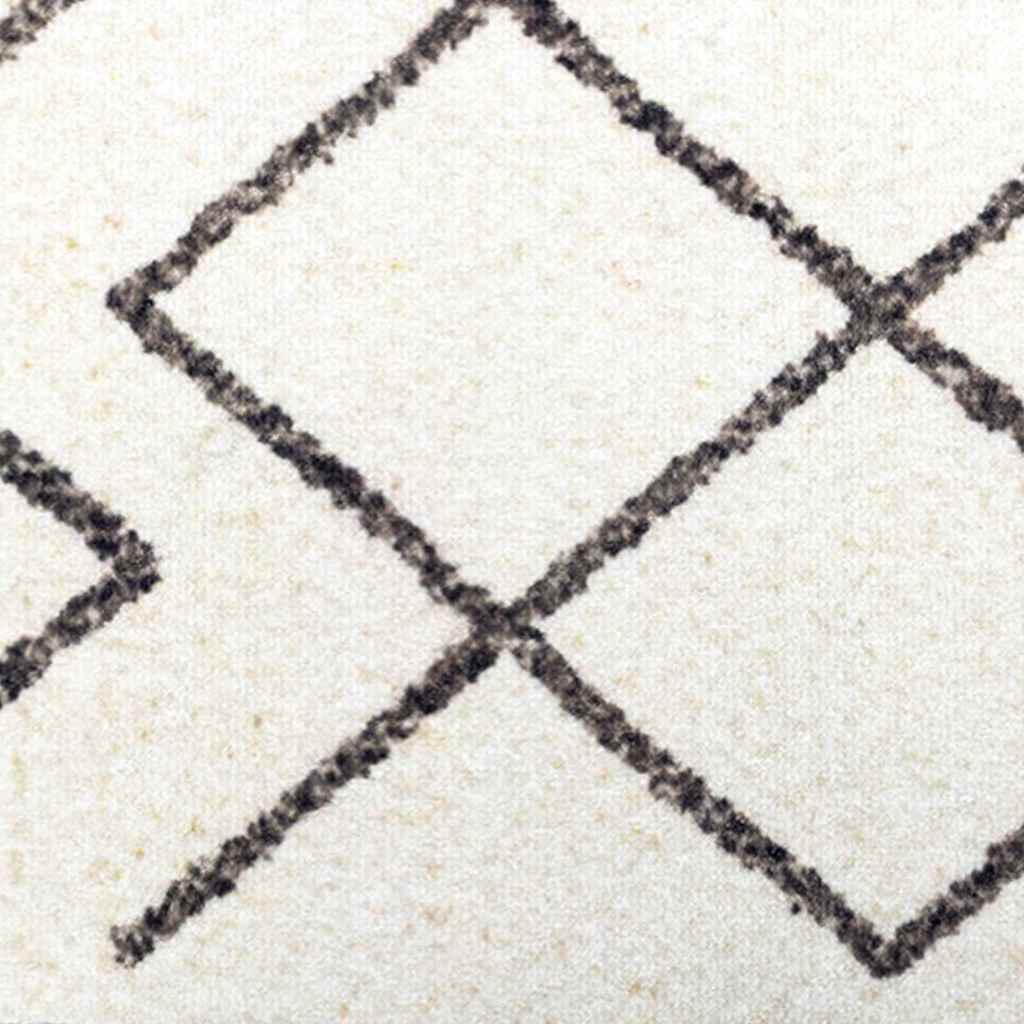 Kitchen Rug White 300 x 60 cm Velvet