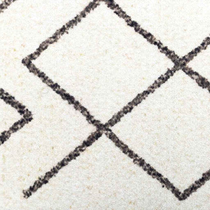 Kitchen Rug White 300 x 60 cm Velvet