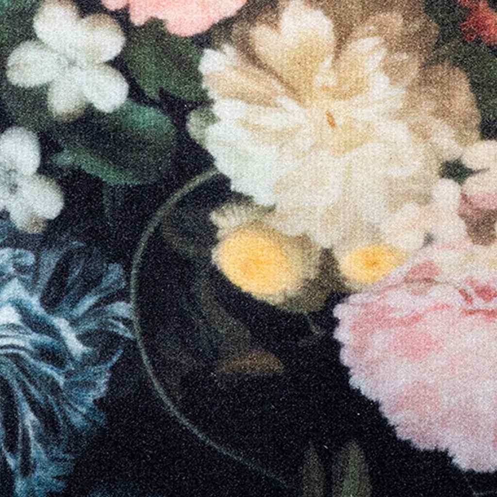 Kitchen Rug Black 180 x 60 cm Velvet