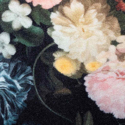 Kitchen Rug Black 180 x 60 cm Velvet