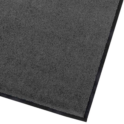 Door Mat Anthracite 80 x 60 x 1.2 cm Teddy Fabric