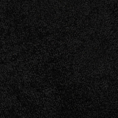 Door Mat Black 80 x 60 x 1.2 cm Teddy Fabric