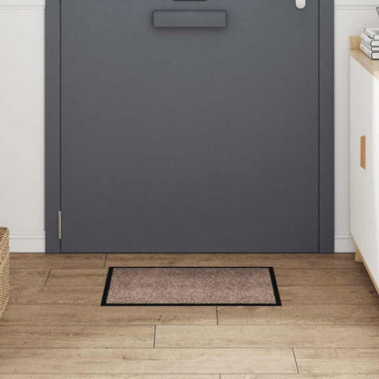 Door Mat Beige 60 x 40 x 1.2 cm Teddy Fabric