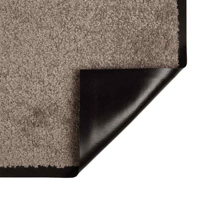Door Mat Beige 120 x 80 x 1.2 cm Teddy Fabric