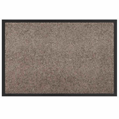 Door Mat Beige 120 x 80 x 1.2 cm Teddy Fabric