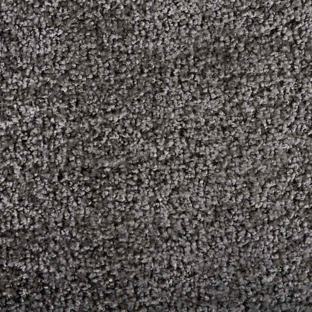 Door Mat Light Grey 60 x 40 x 1.2 cm Teddy Fabric