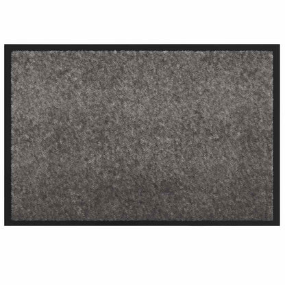 Door Mat Light Grey 60 x 40 x 1.2 cm Teddy Fabric