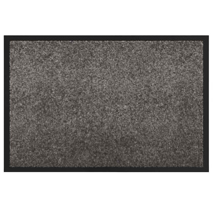 Door Mat Light Grey 120 x 80 x 1.2 cm Teddy Fabric