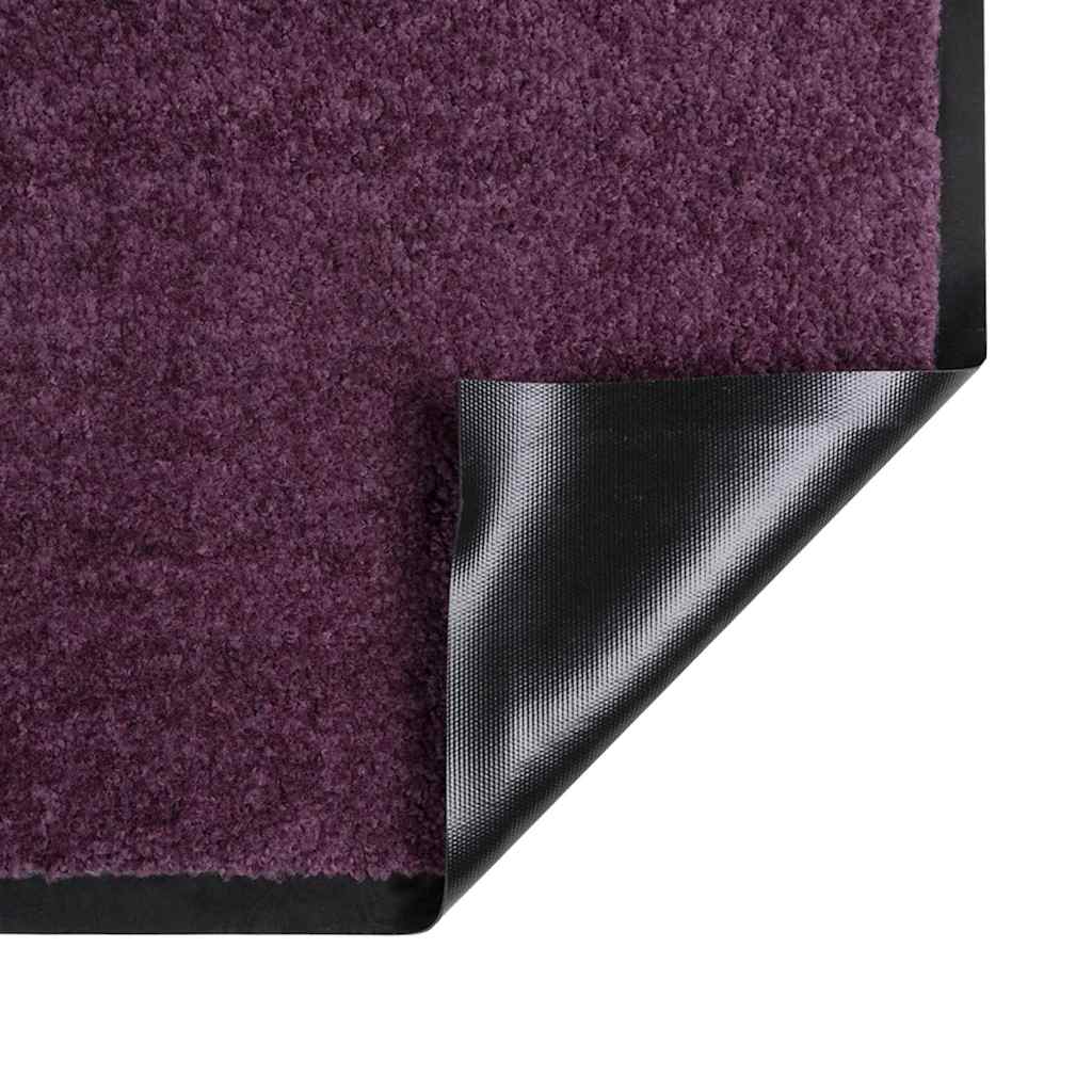 Door Mat Bordeaux 60 x 40 x 1.2 cm Teddy Fabric