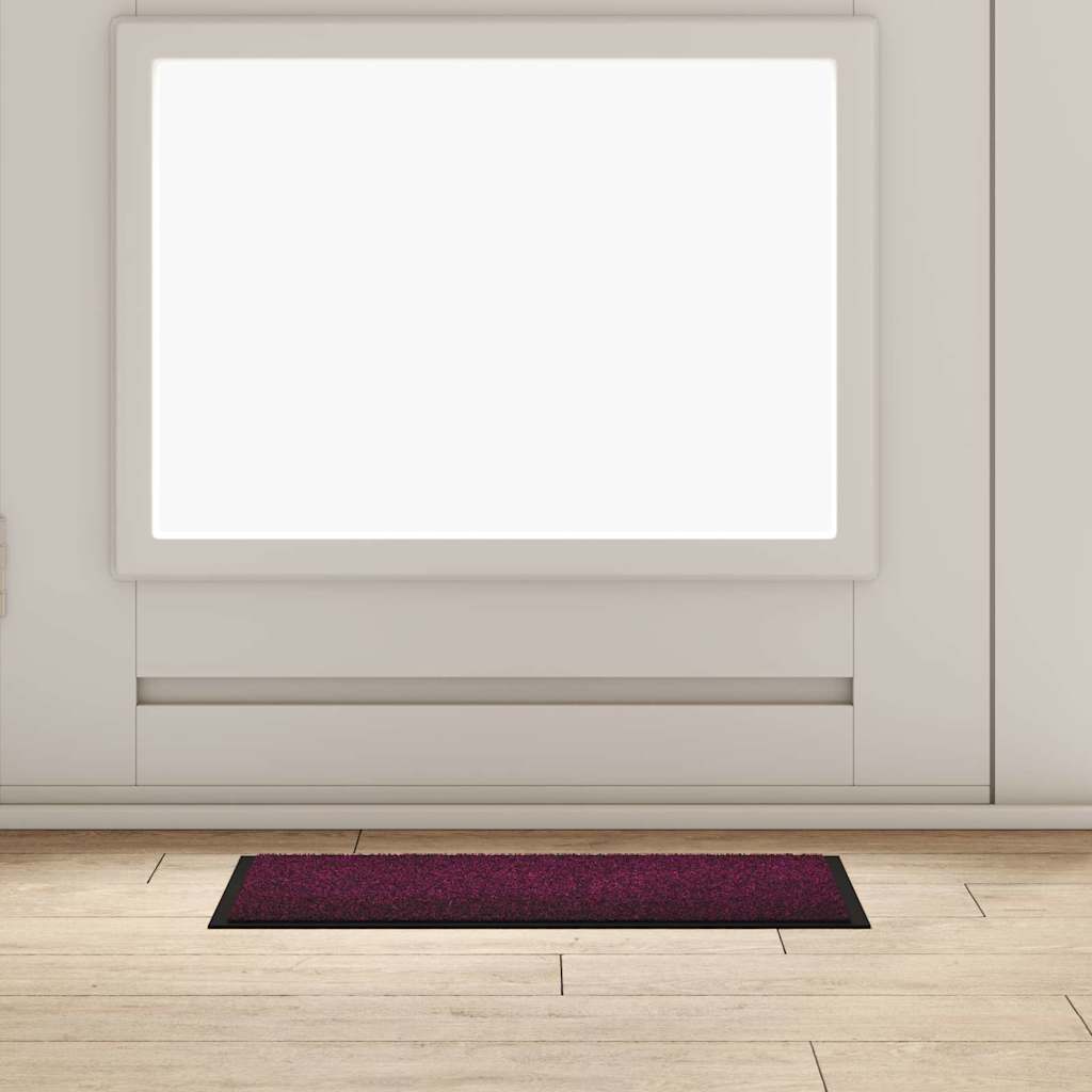 Door Mat Bordeaux 60 x 40 x 1.2 cm Teddy Fabric