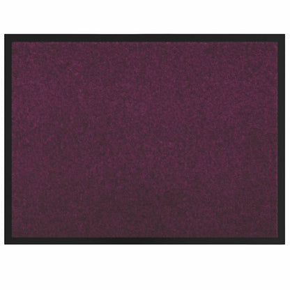 Door Mat Bordeaux 80 x 60 x 1.2 cm Teddy Fabric