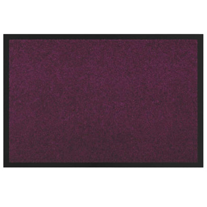Door Mat Bordeaux 120 x 80 x 1.2 cm Teddy Fabric