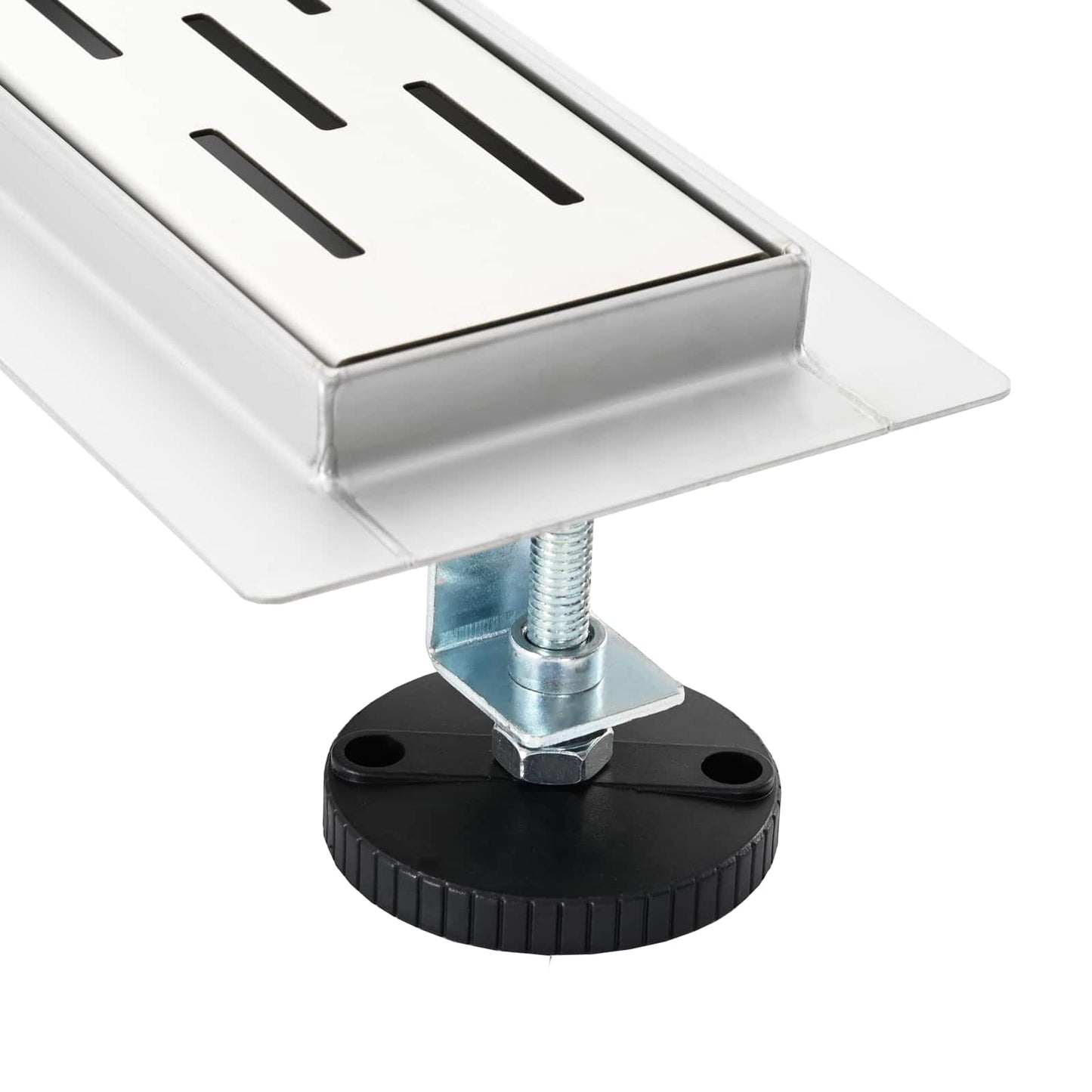 Shower Drain Line Design with 360° Siphon Silver 50 cm