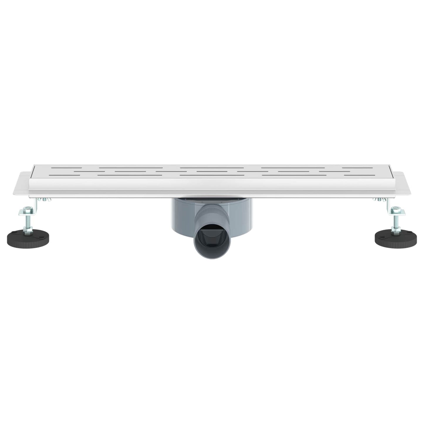 Shower Drain Line Design with 360° Siphon Silver 50 cm