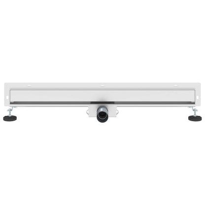 Wall Mounted Shower Drain Silver 80 cm Stainless Steel 304