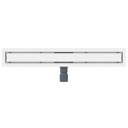 2 in 1 Shower Drain Silver 80 cm Stainless Steel 304
