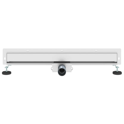 Wall Mounted Shower Drain Silver 70 cm Stainless Steel 304