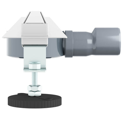 360° Shower Drain with Slim Model Silver 90 cm