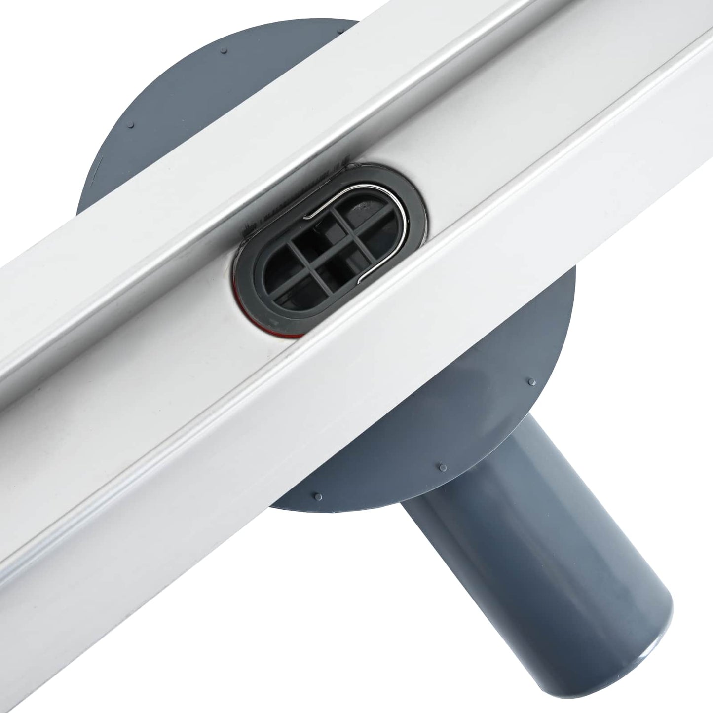 360° Shower Drain with Slim Model Silver 100 cm