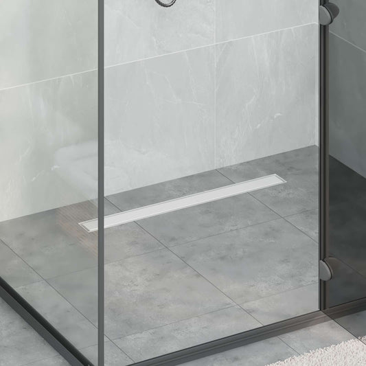 2 in 1 Shower Drain Silver 70 cm Stainless Steel 304