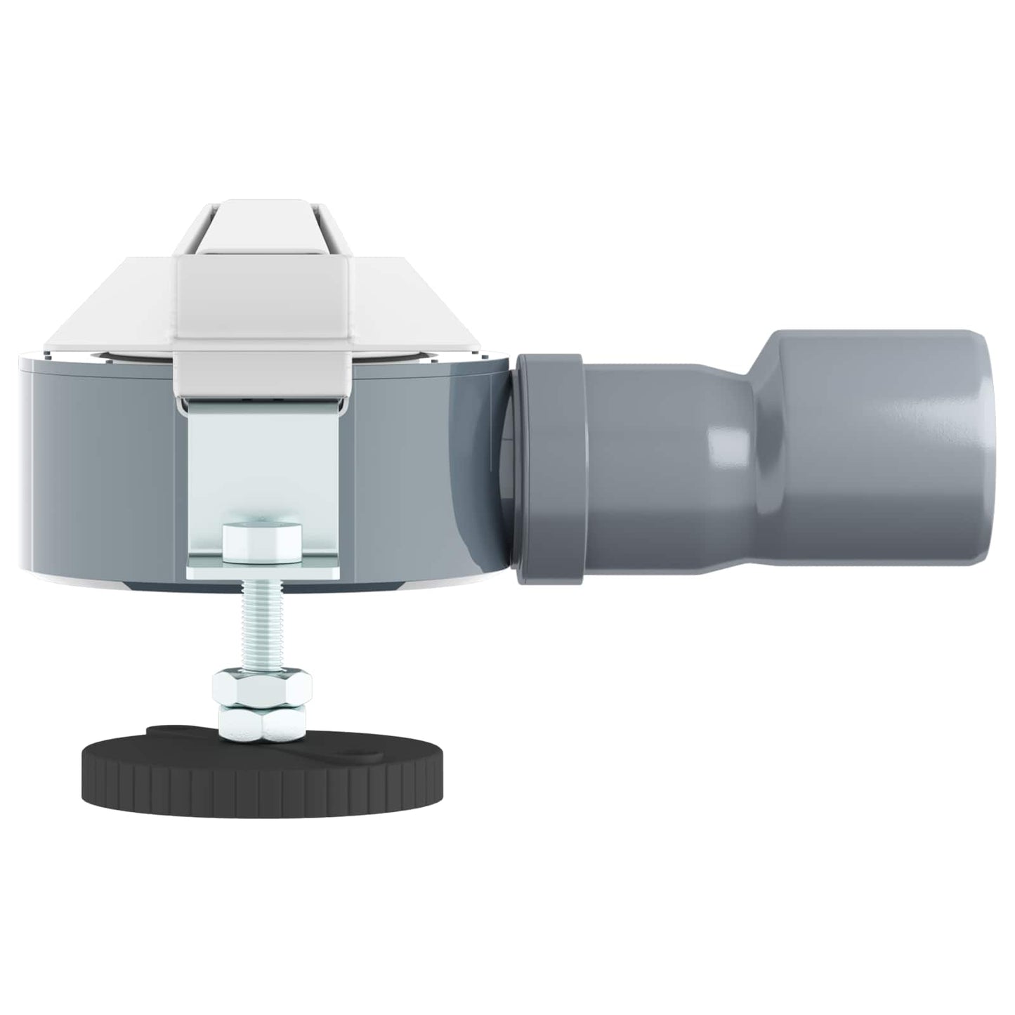 360° Shower Drain with Slim Model Silver 50 cm